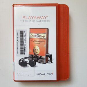 Through the Looking Glass by Lewis Carroll Playaway Audiobook, Former Library Co